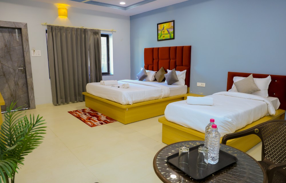 Unparalleled Comfort and Luxury Await You at road, near kamal nursery, Devnagar, Banseli, Pushkar, Rajasthan 305022
