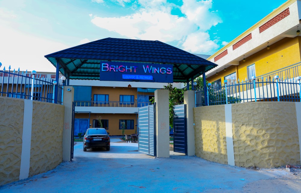 Indulge in a Sophisticated Stay at Hotel Bright Wings Lounge & Retreat in road, near kamal nursery, Devnagar, Banseli, Pushkar, Rajasthan 305022